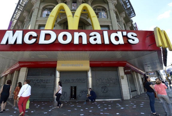 McDonald's restaurant in Buenos Aires, Argentina