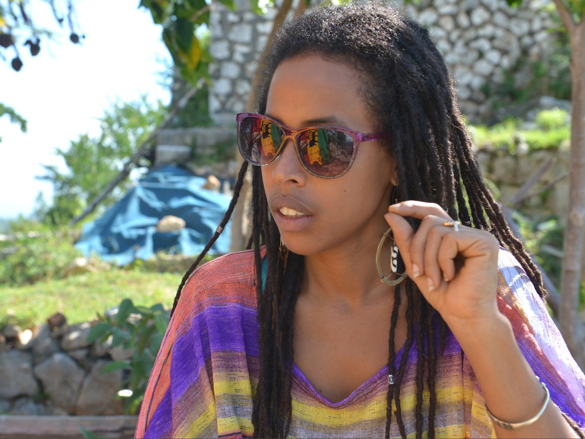 Donisha Prendergast is occupying a Rastafari tabernacle on a Jamaican hilltop