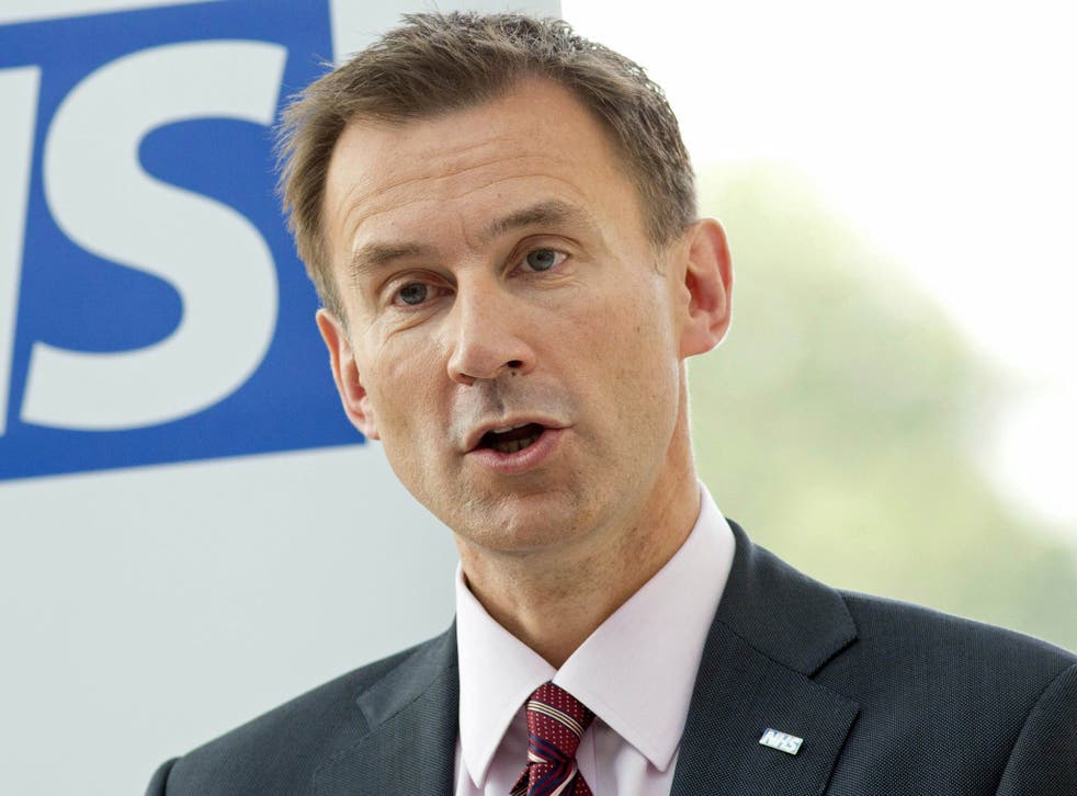 Health Secretary, Jeremy Hunt