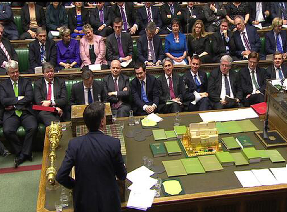 The damning picture of David Cameron's all-male front bench earlier this year