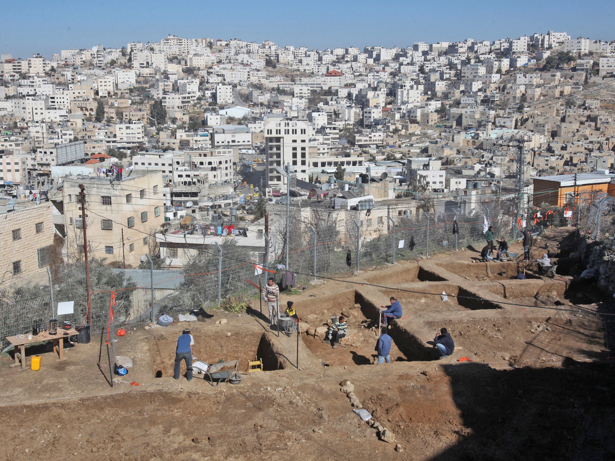 Hebron has a population of 250,000