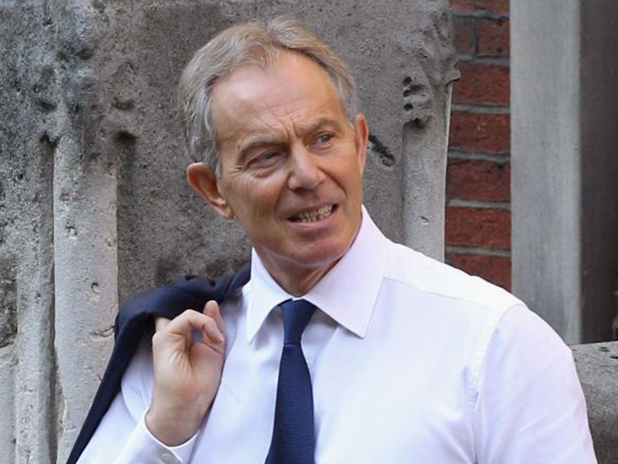 Ol’ blue eyes: former PM Tony Blair