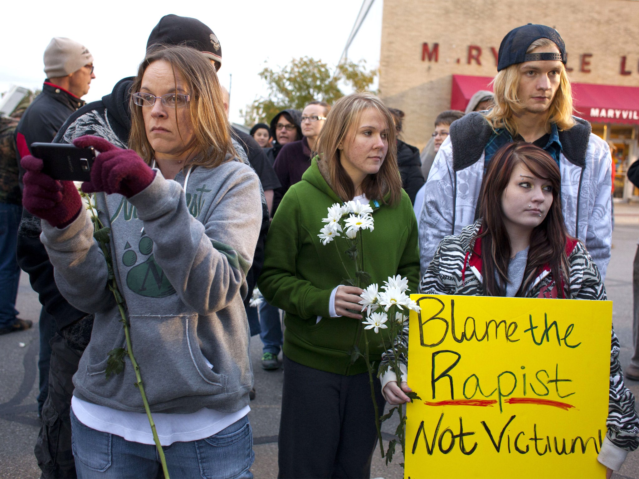 Friends attend a rally in support of Daisy last year