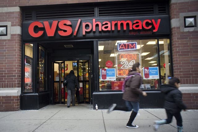 A CVS pharmacy in the New York. The chain announced that it will stop selling tobacco products by October 1, 2014. 