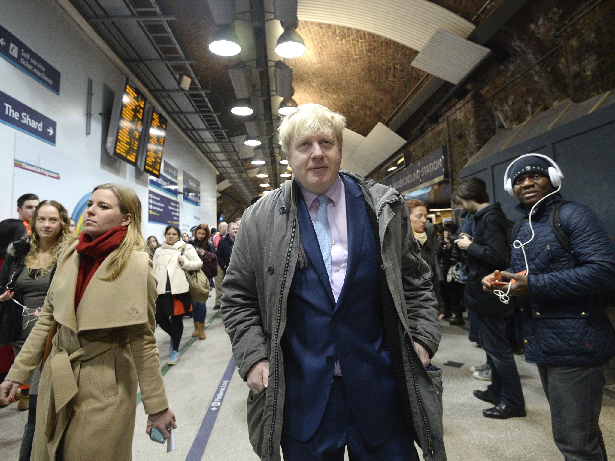 Boris Johnson abhorred the ‘undemocratic’ Tube strike for ‘squeezing the capital’s windpipe’, echoing the Prime Minister’s sentiments