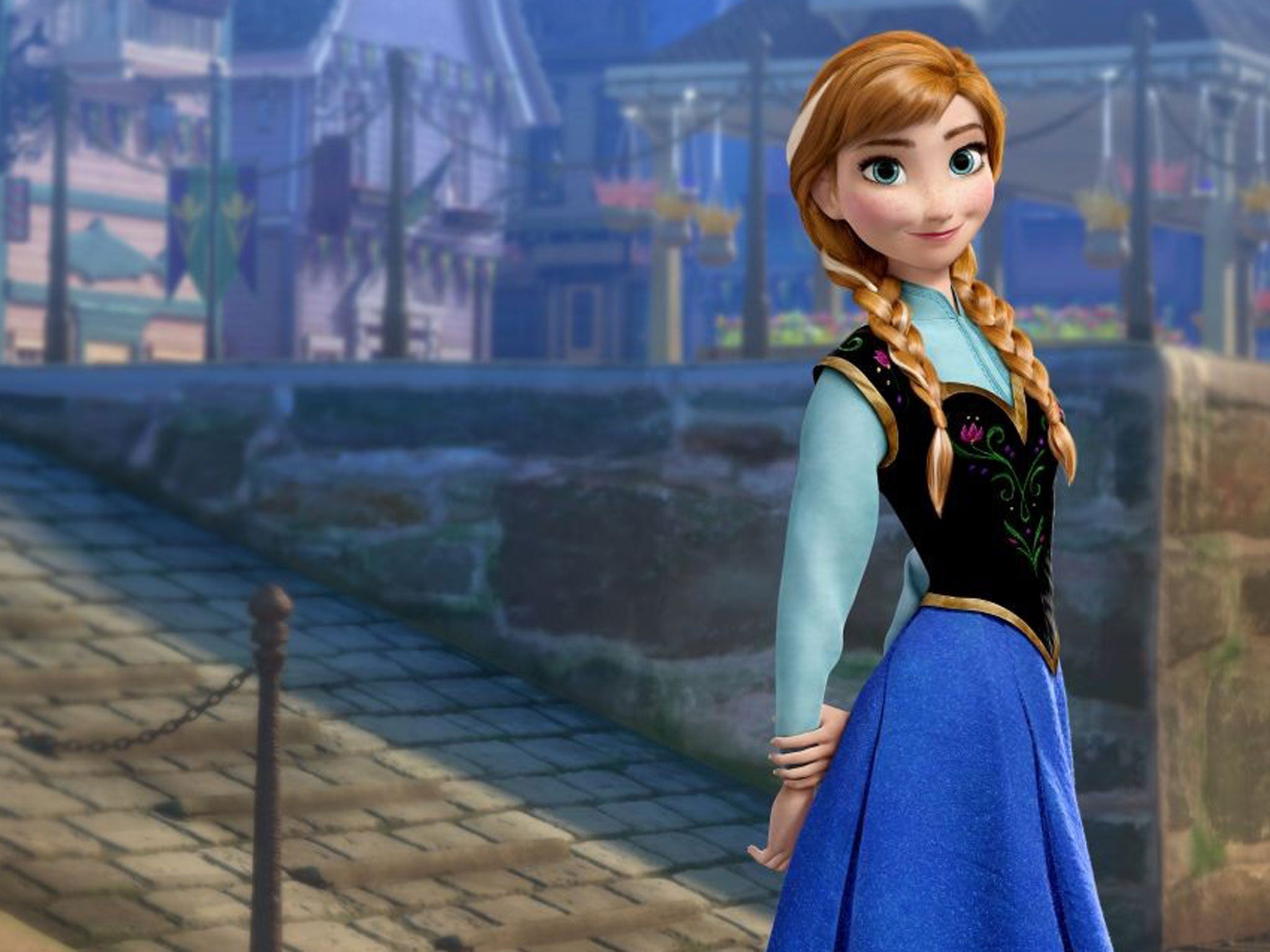 Frozen heroine Anna has eyes that are bigger than her wrists - a distortion that could harm girls' self-esteem