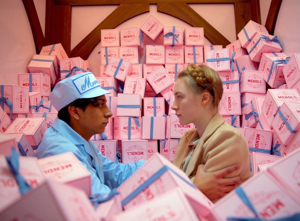 Hungary for more: Tony Revolori and Saoirse Ronan in ‘The Grand Budapest Hotel’