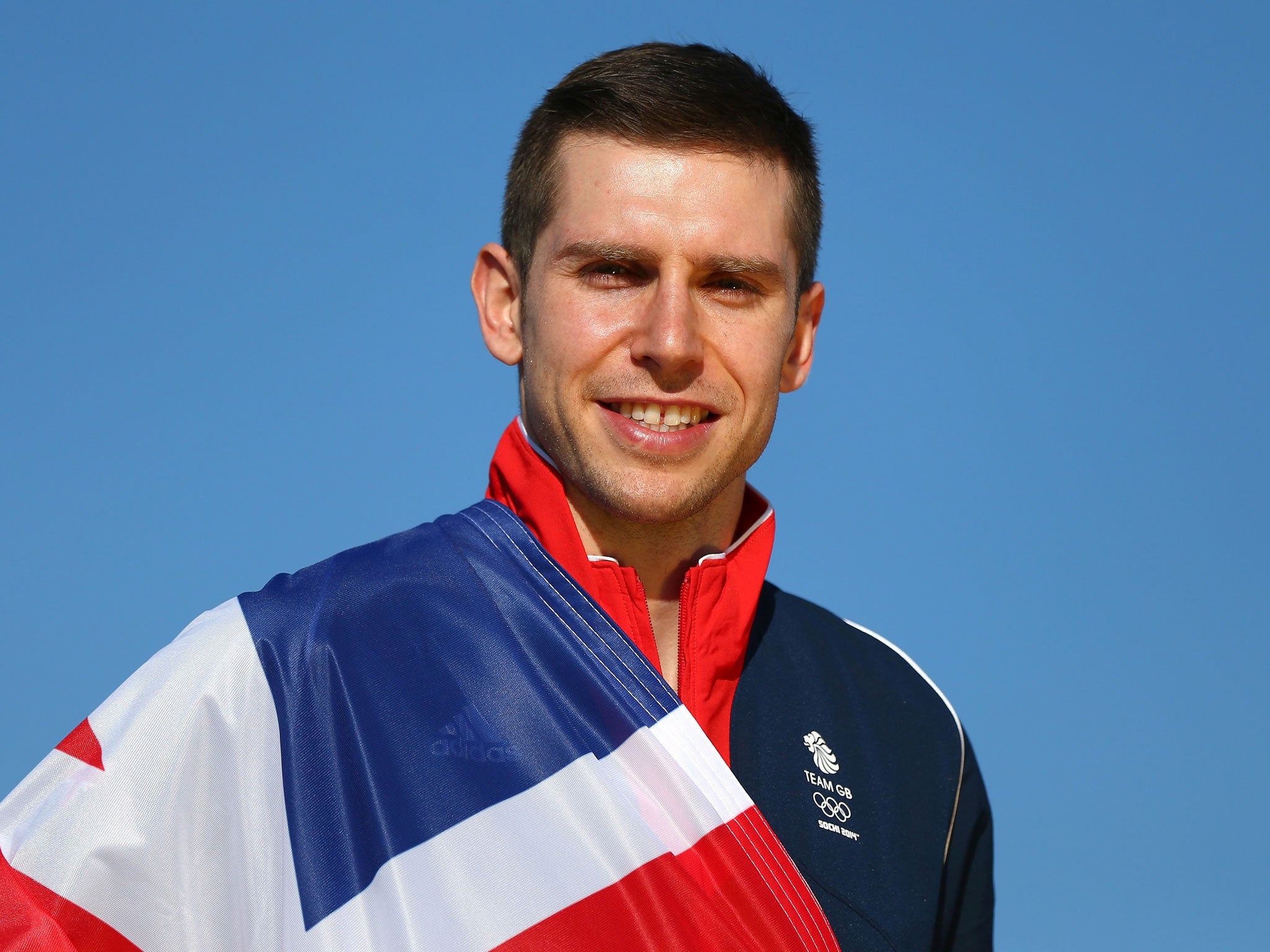 Jon Eley, a speed skater at his third Games, will lead out the British team at today’s opening ceremony