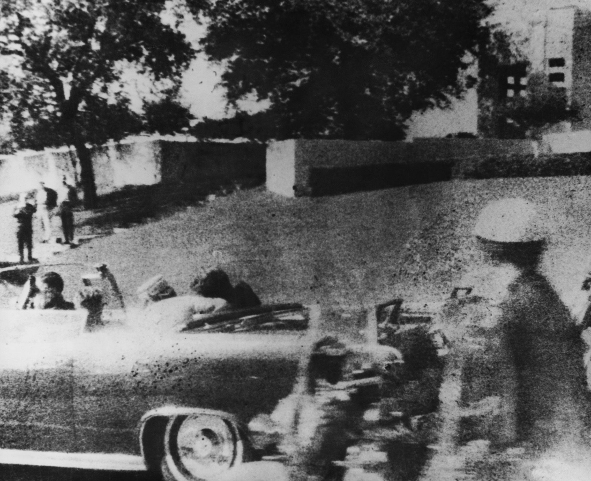 The assassination of American president John F. Kennedy in Dallas in 1963