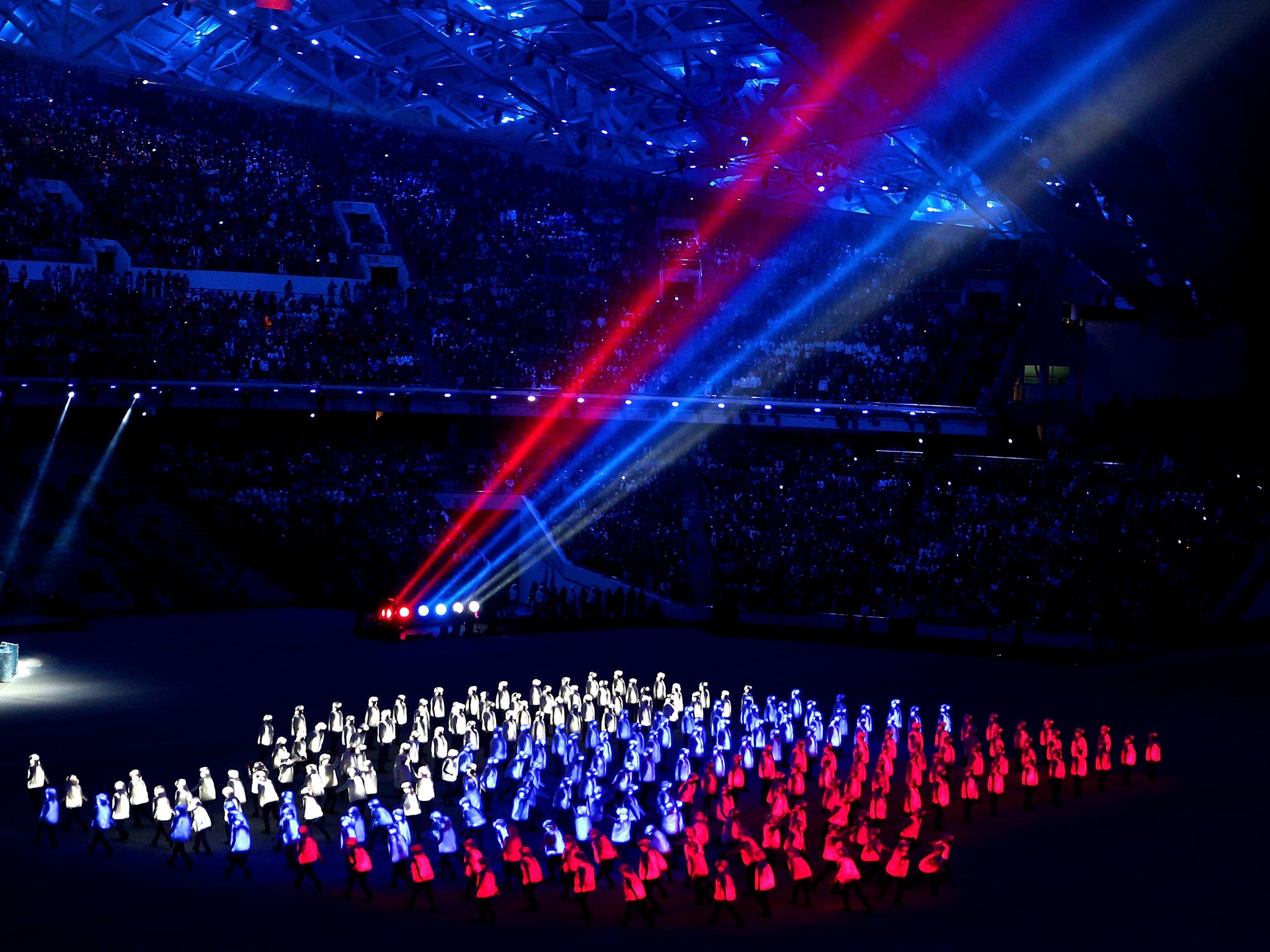 Spectacular displays marked the opening ceremony