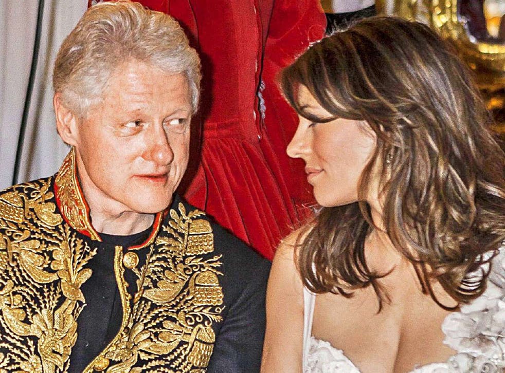 Bill Clinton And Liz Hurley S Phantom Romance Fancy Dress