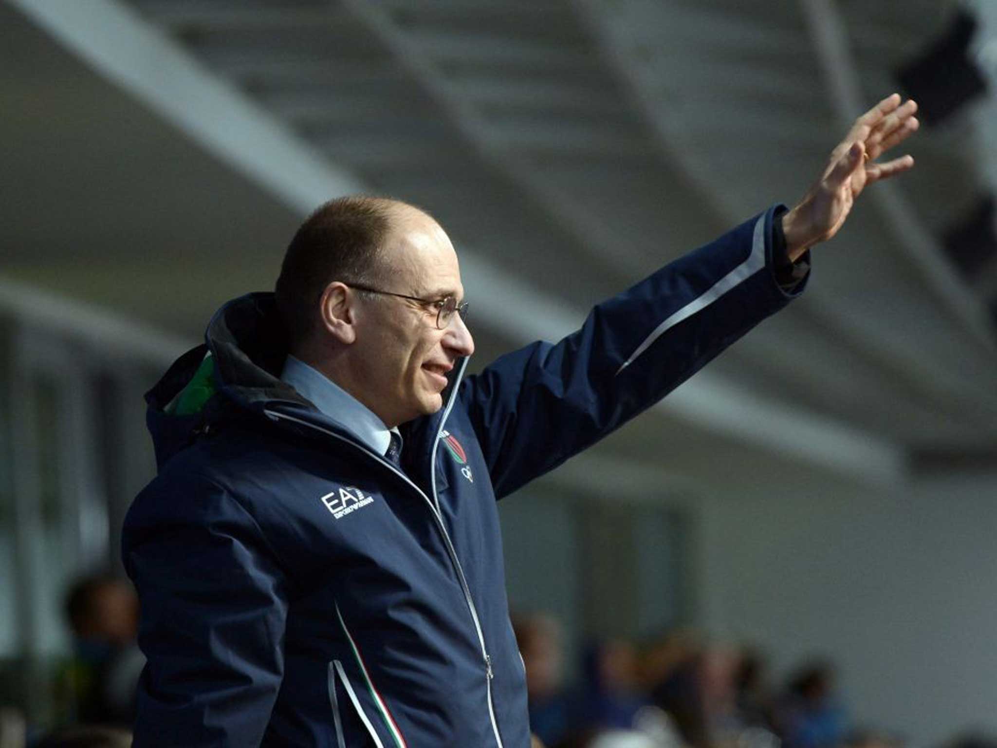 Enrico Letta at the Winter Games in Sochi, where he says he will press the authorities on human rights
