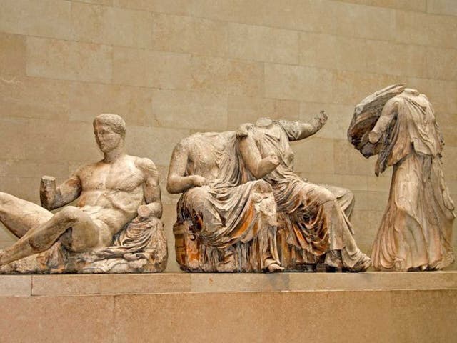 The relief, once known as the Elgin Marbles, are now housed in the British Museum