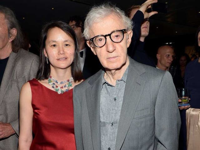 <p>Woody Allen and Soon-Yi Previn</p>