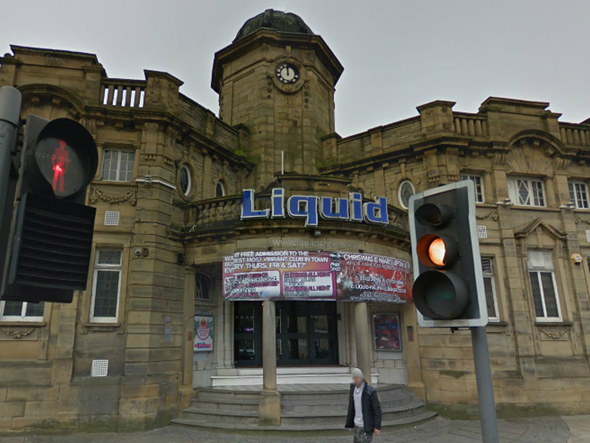 The attack happened at Liquid nightclub in Halifax in the early hours of Sunday morning