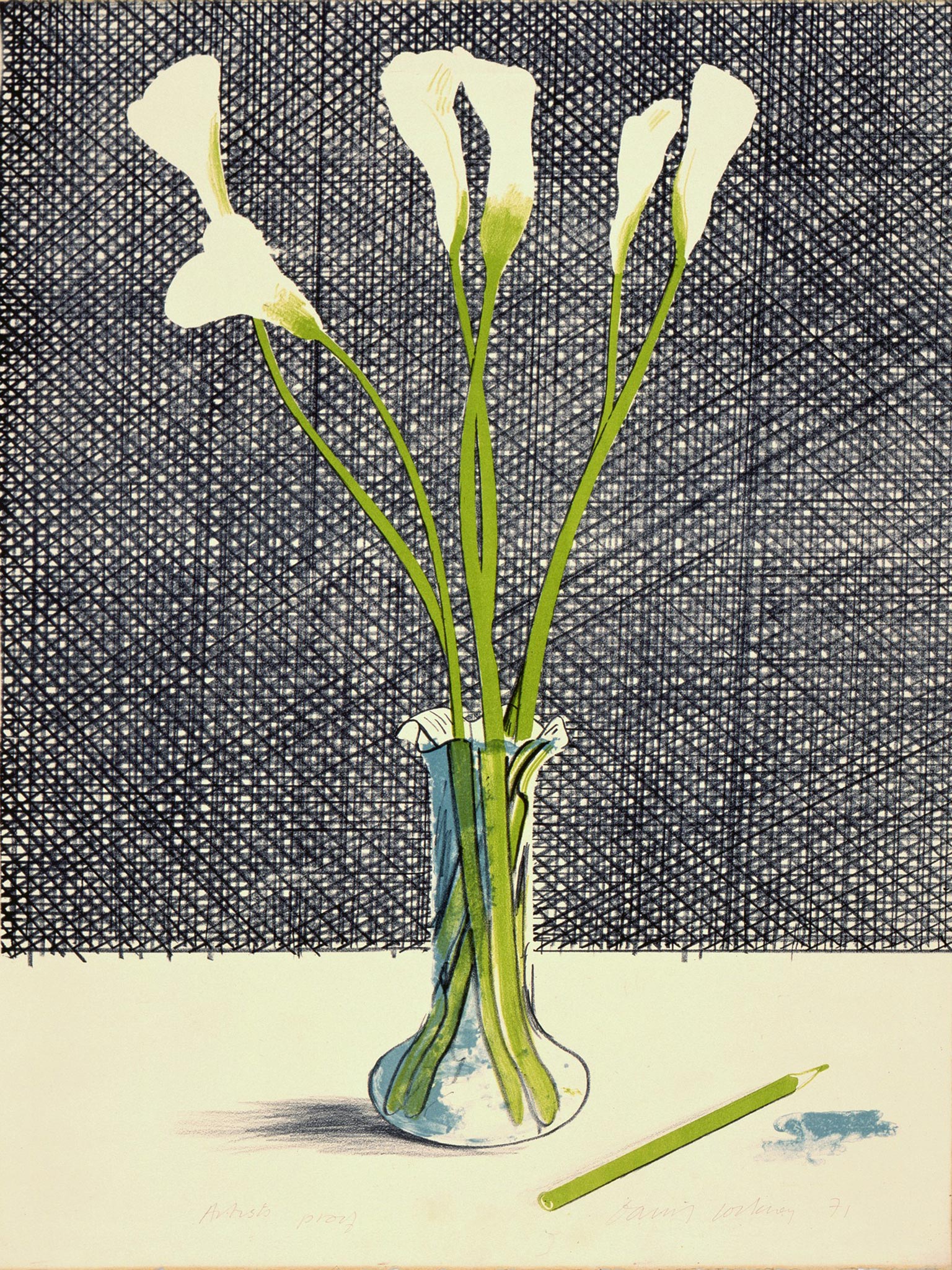 ‘Lillies’ (1971), lithograph