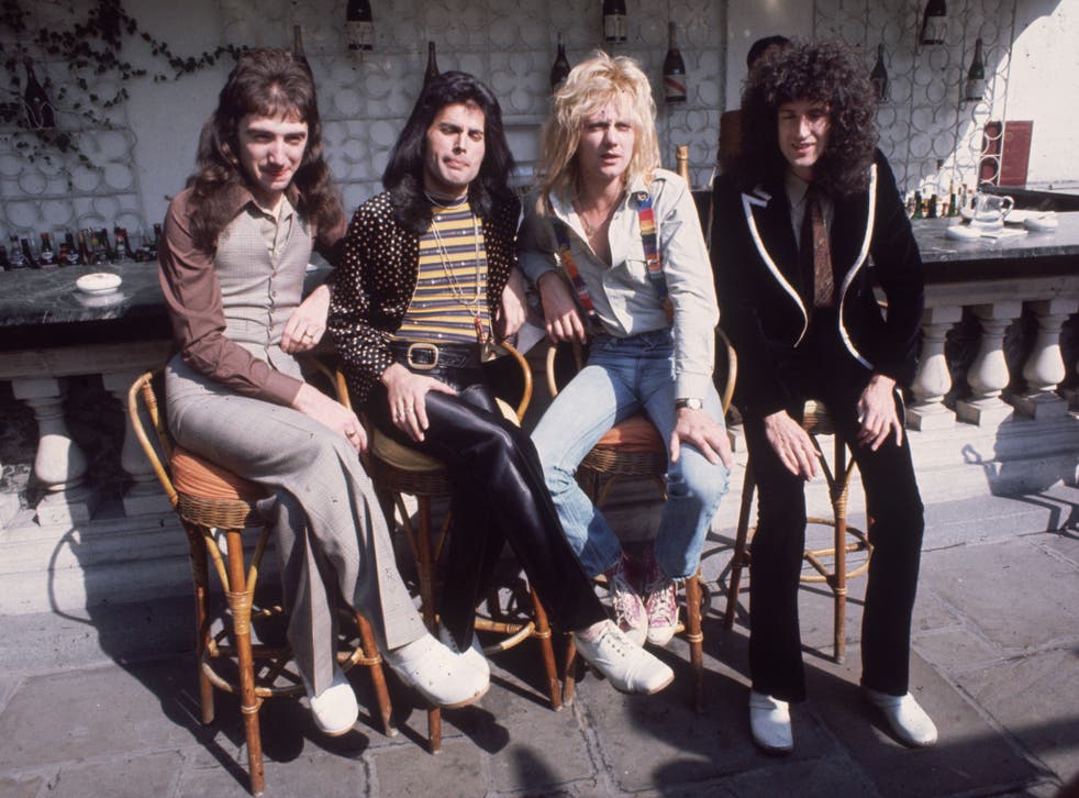 John Deacon, Freddie Mercury, Roger Taylor and Brian May of Queen created the UK's bestselling album of all-time, Greatest Hits