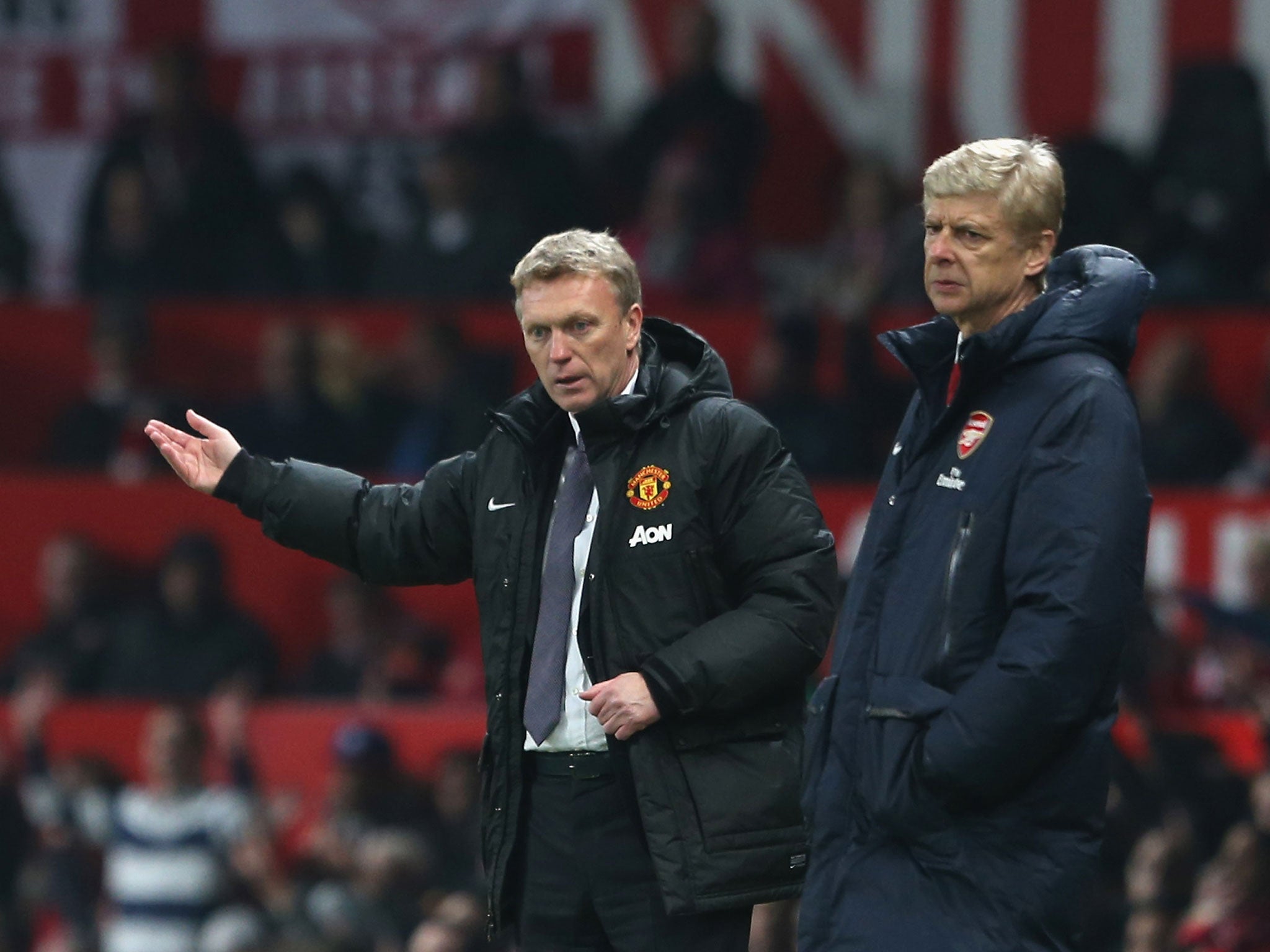 Both David Moyes and Arsene Wenger can't afford to lose their Premier League confrontation at the Emirates on Wednesday