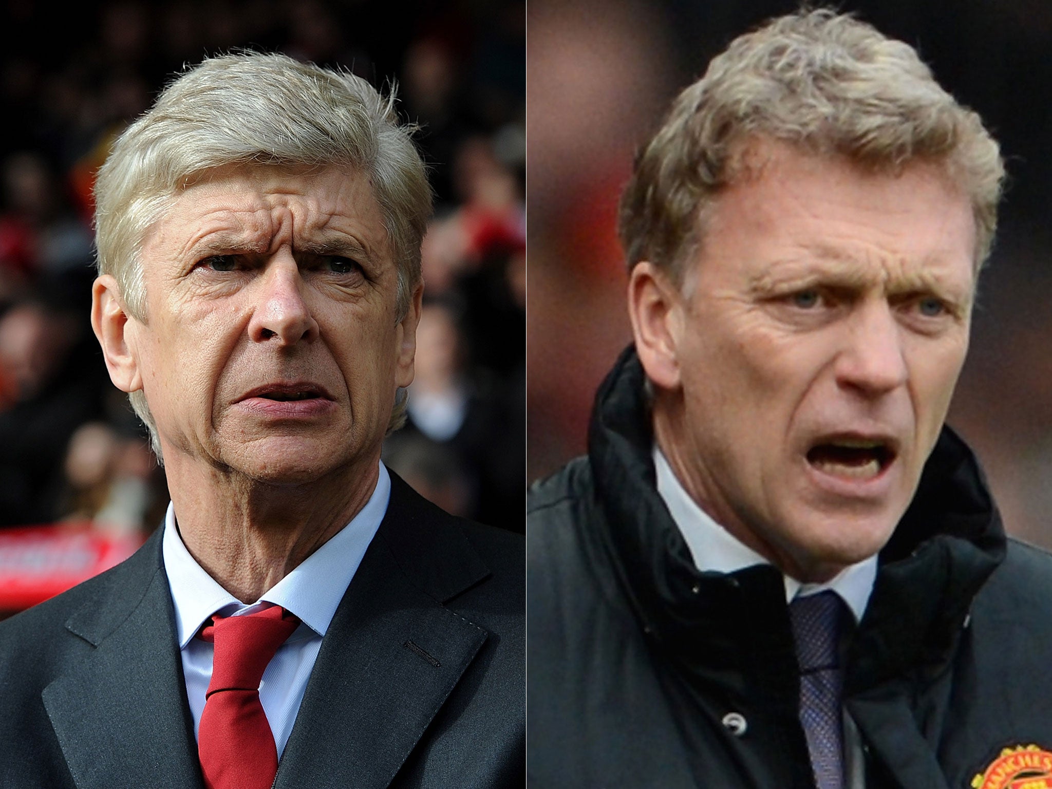 Arsene Wenger and David Moyes had little to cheer at the weekend but one could be a lot happier after Wednesday's match