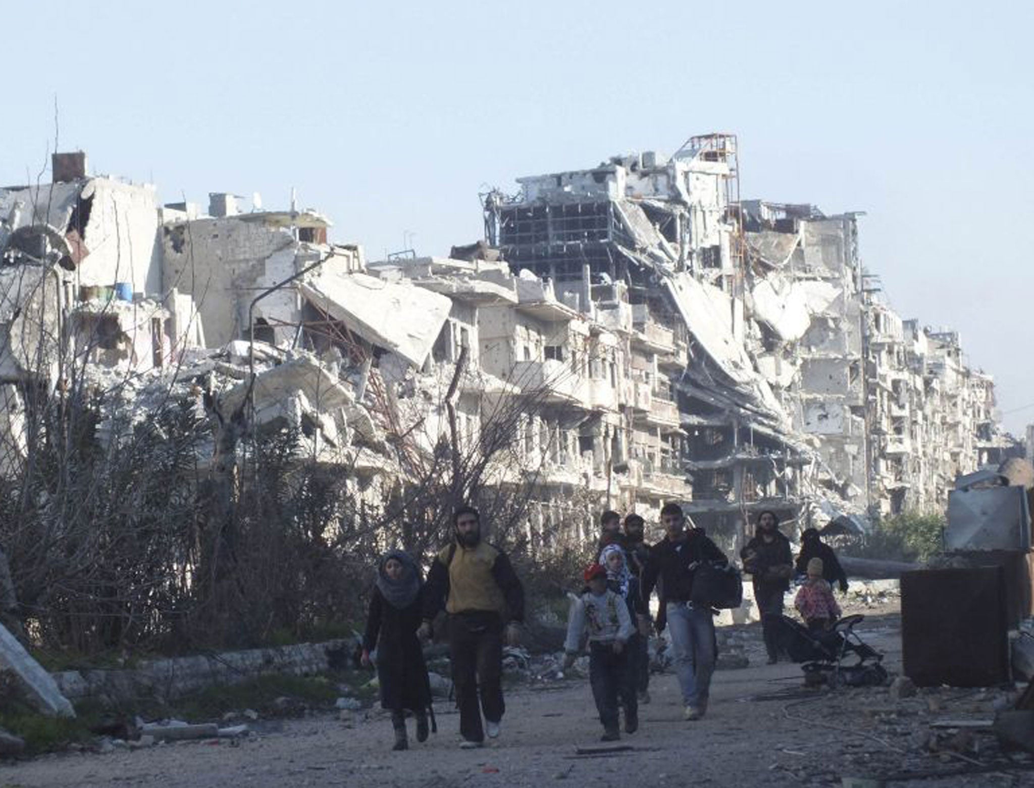 More than 1,000 children are believed to still be trapped in the Old City of besieged Homs