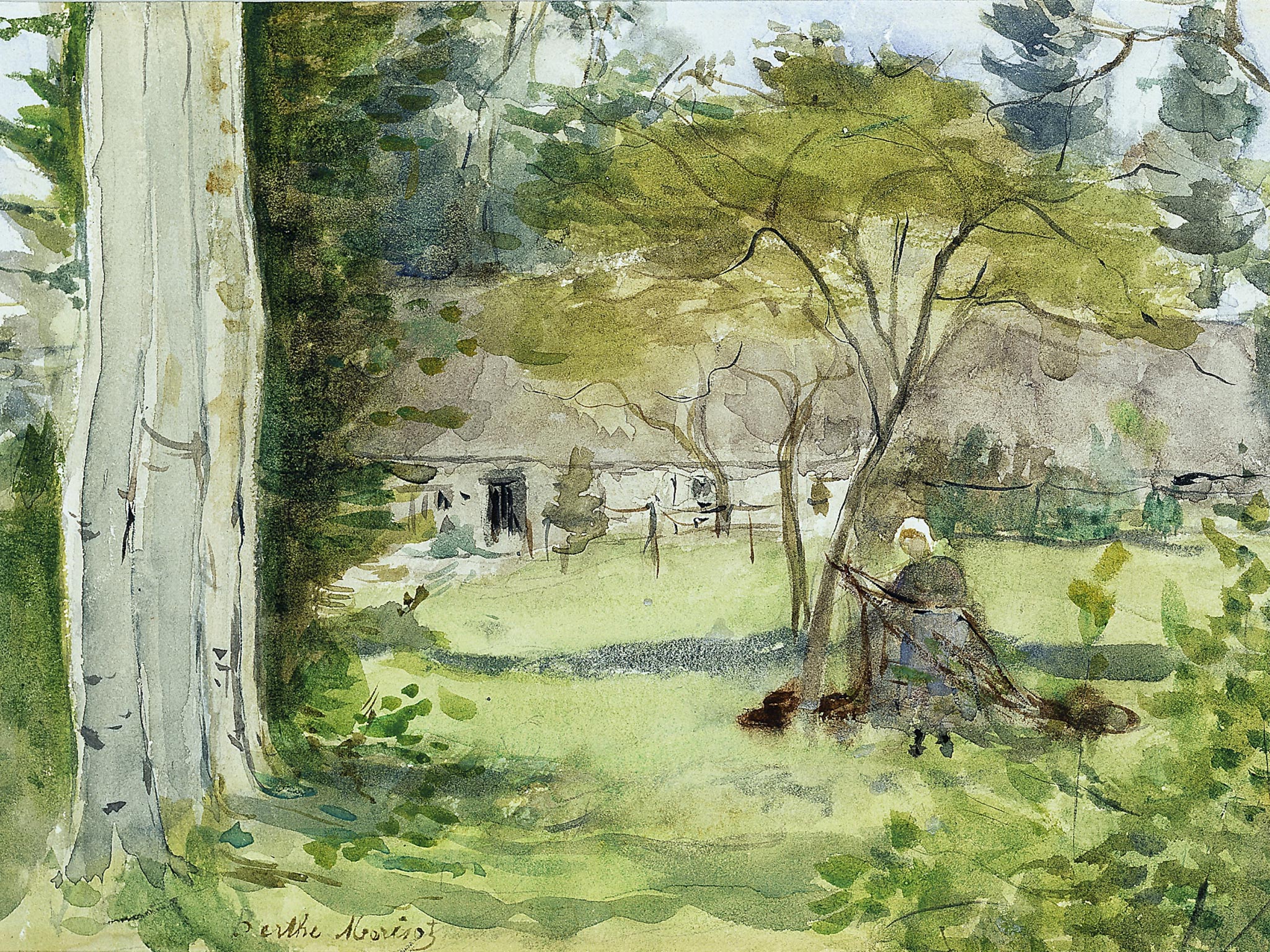 Paysage by Berthe Morisot