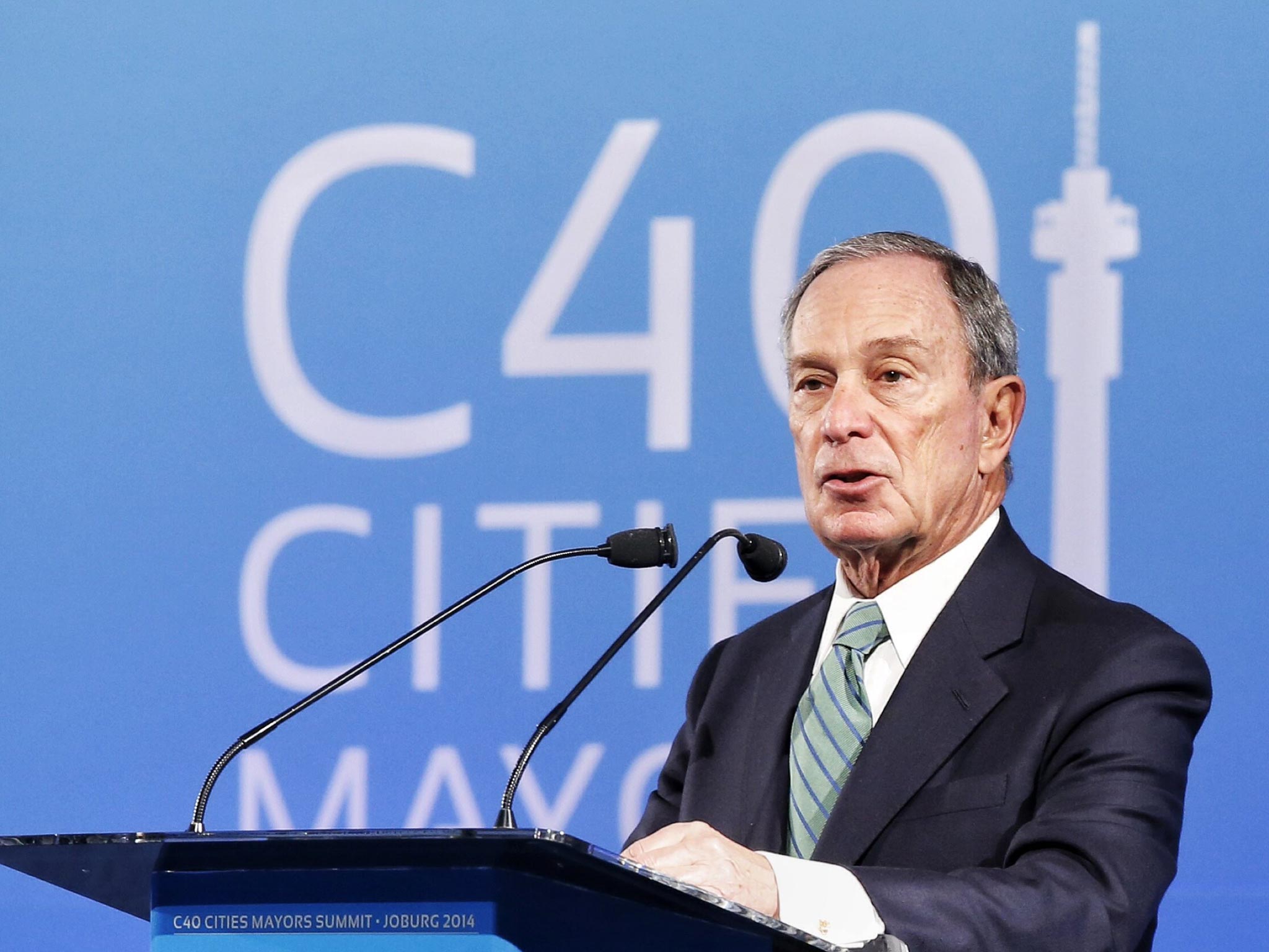 Michael Bloomberg, founder and owner of the data provider and organisation