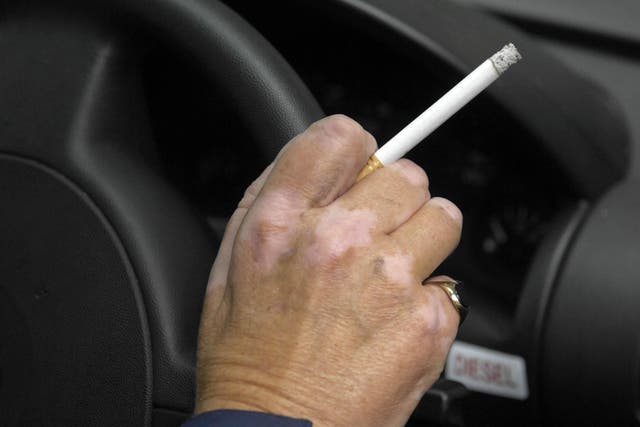 Smoking in cars with children present has been against the law since October 2015