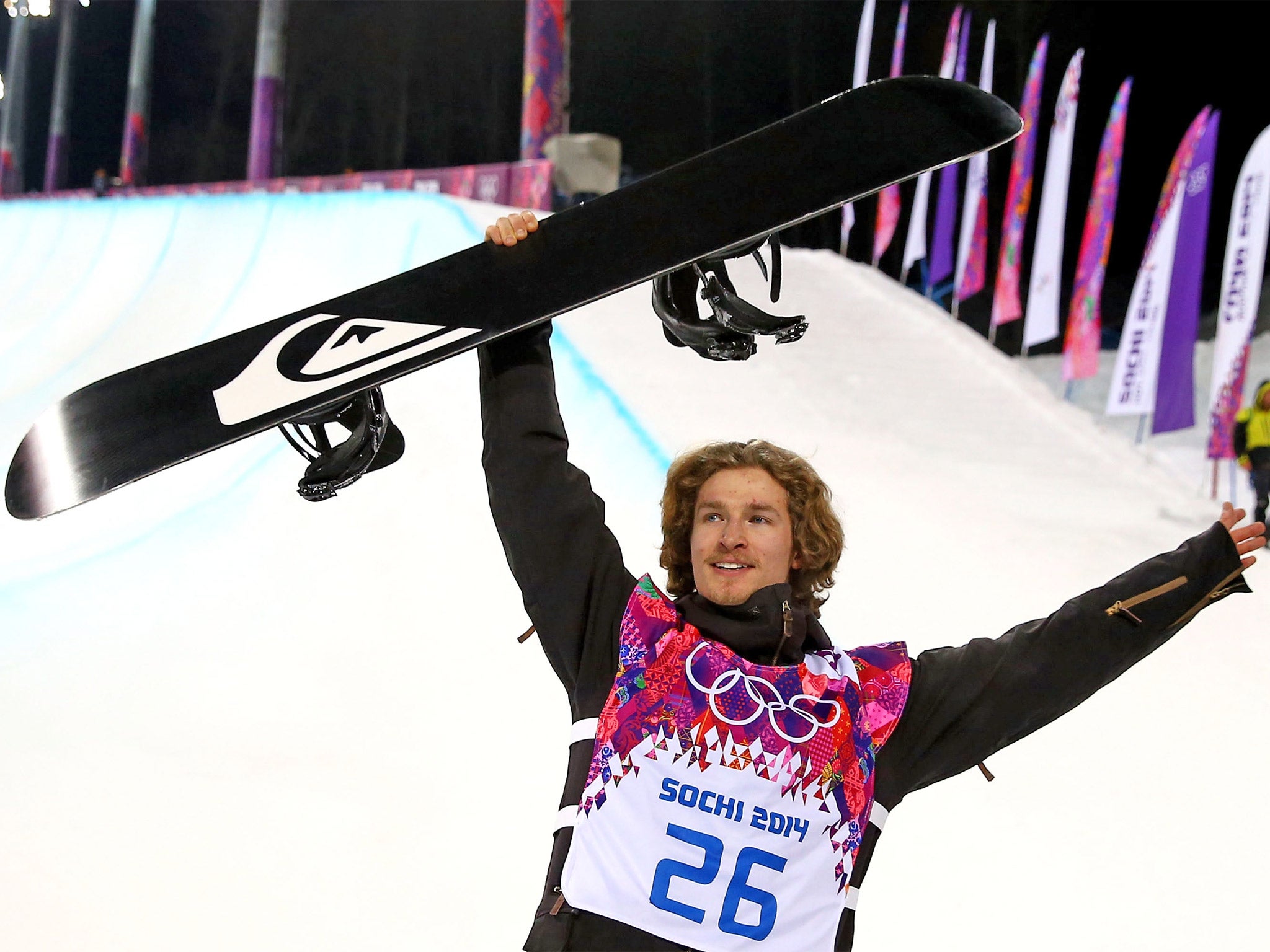 Iouri Podladtchikov won the half-pipe with a score of 94.75 (Getty)