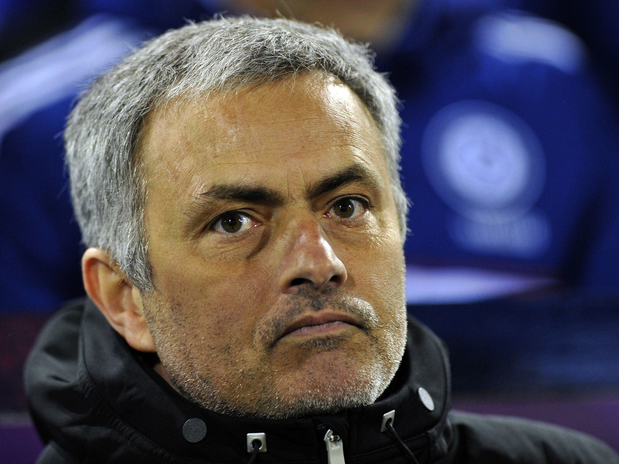 Jose Mourinho looks on from the bench during Chelsea's 1-1 draw with West Brom