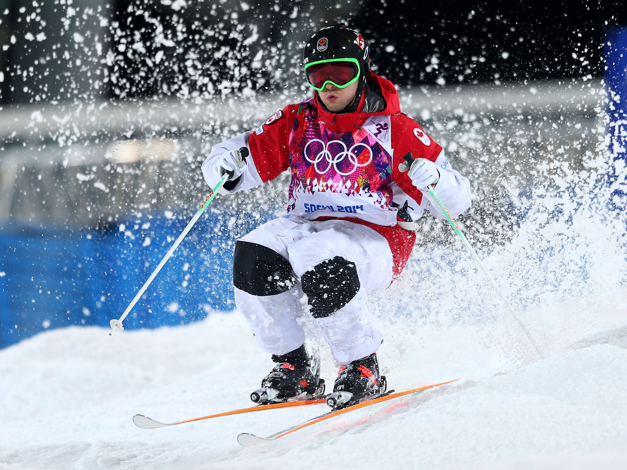 Winter Olympics 2014 Canadian skier Alex Bilodeau captures