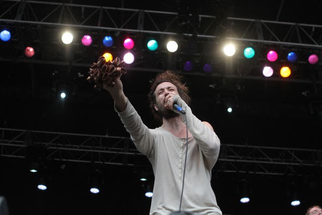 Edward Sharpe and The Magnetic Zeros attend the 7th annual Mountain Jam at Hunter Mountain on June 5, 2011 in Hunter, New York