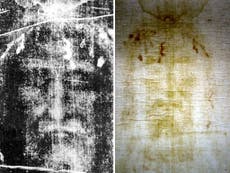 Shroud of Turin goes back on display in Italian city's Cathedral, but