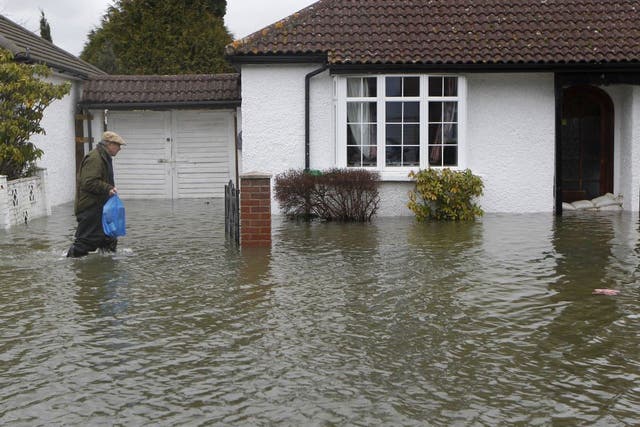 Hundreds of homes in Egham and along the River Thames have experienced severe flooding   