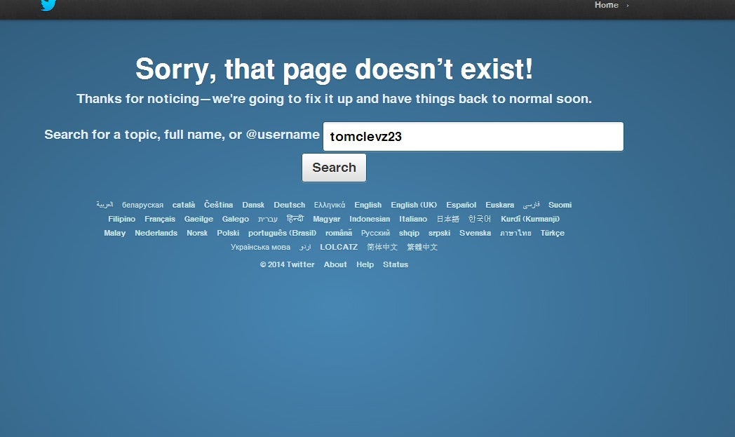 How Tom Cleverley's Twitter account looks now