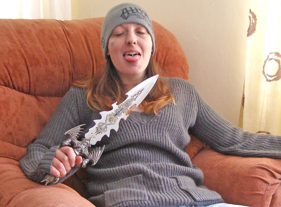 Joanna Dennehy posing shortly after a murder