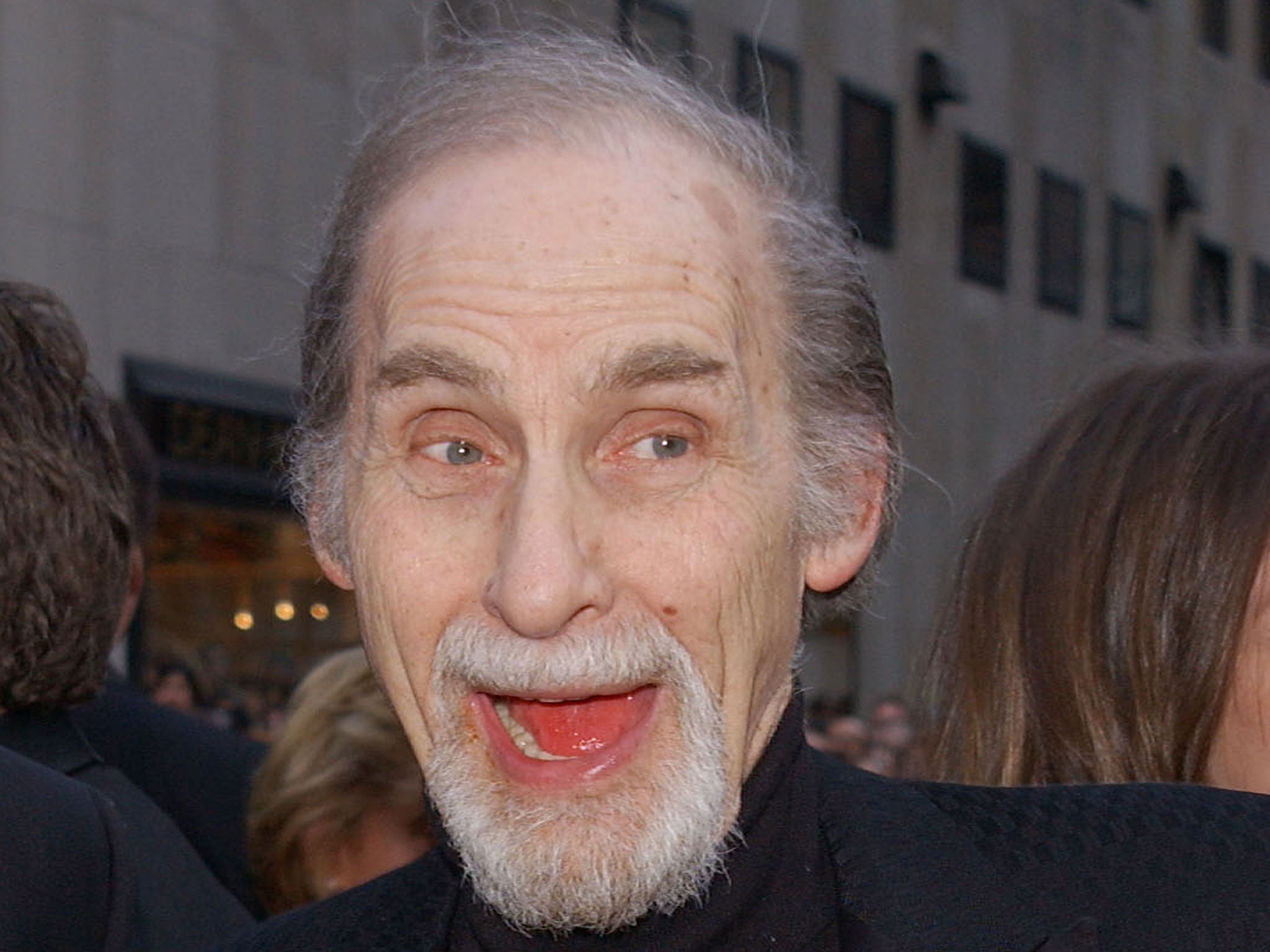 Sid Caesar arrives for the NBC 75th Anniversary celebration taking place live in Studio 8H in Rockefeller Center in New York City, in 2002. He passed away at his home in Los Angeles on Wednesday.