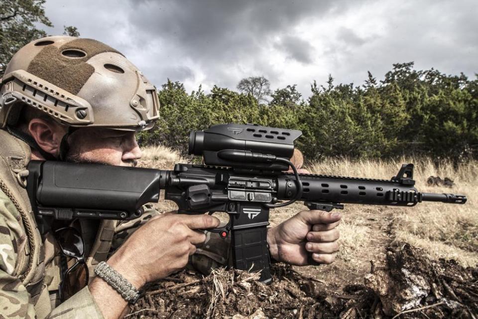 TrackingPoints scope and trigger systems can be fitted to any rifle.