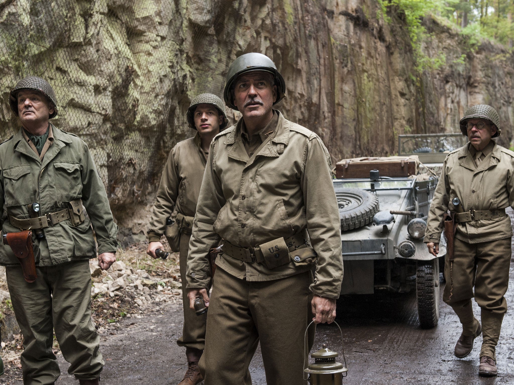 George Clooney plays LT Frank Stokes in The Monuments Men