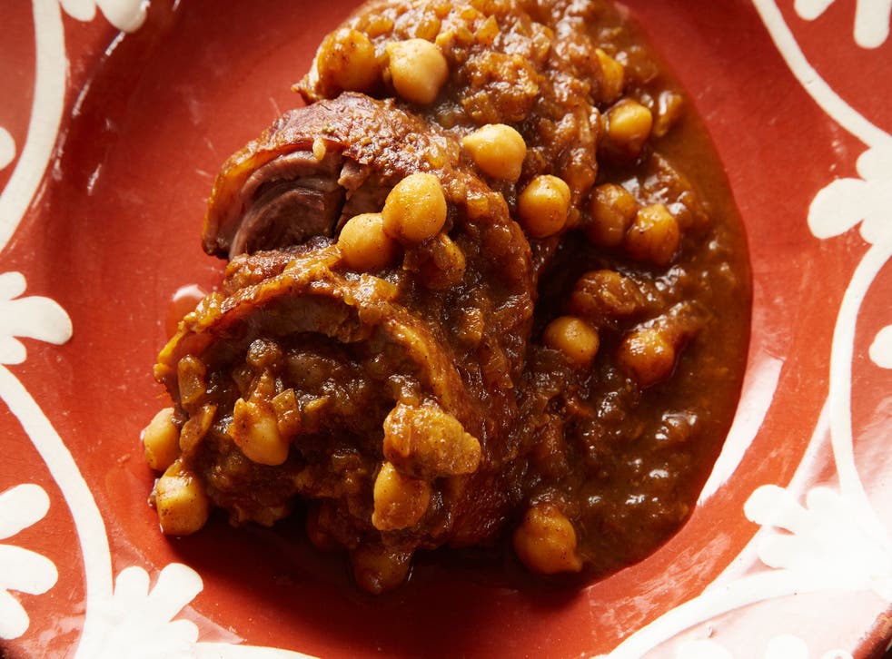 Rarely-used cut: Breast of lamb with chickpeas