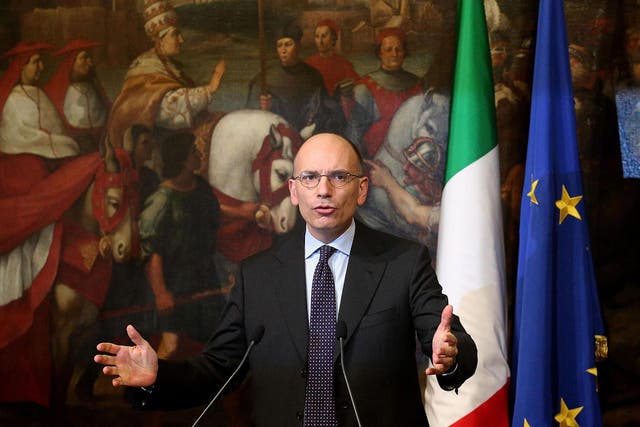 Italian Prime Minister Enrico Letta (pictured) is expected to be replaced by his party leader, 39-year-old Matteo Renzi