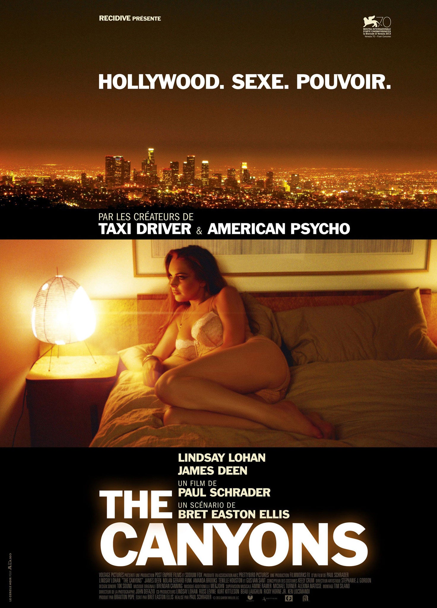 Lohan plays an actress cheating on her movie-producer boyfriend in The Canyons (Rex Features)