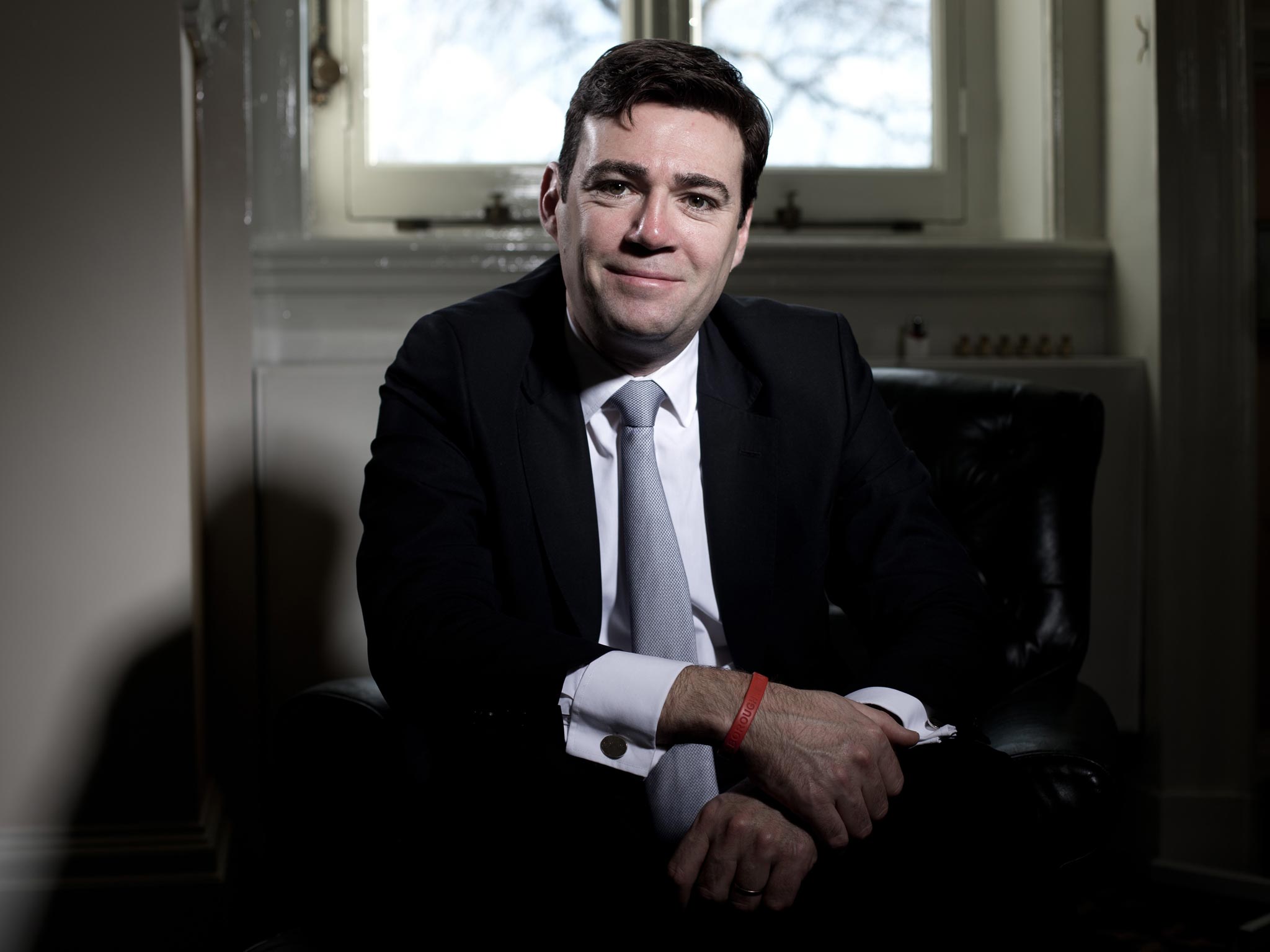 Shadow Health Secretary Andy Burnham NHS proposals have been vetoed by Labour leader Ed Miliband