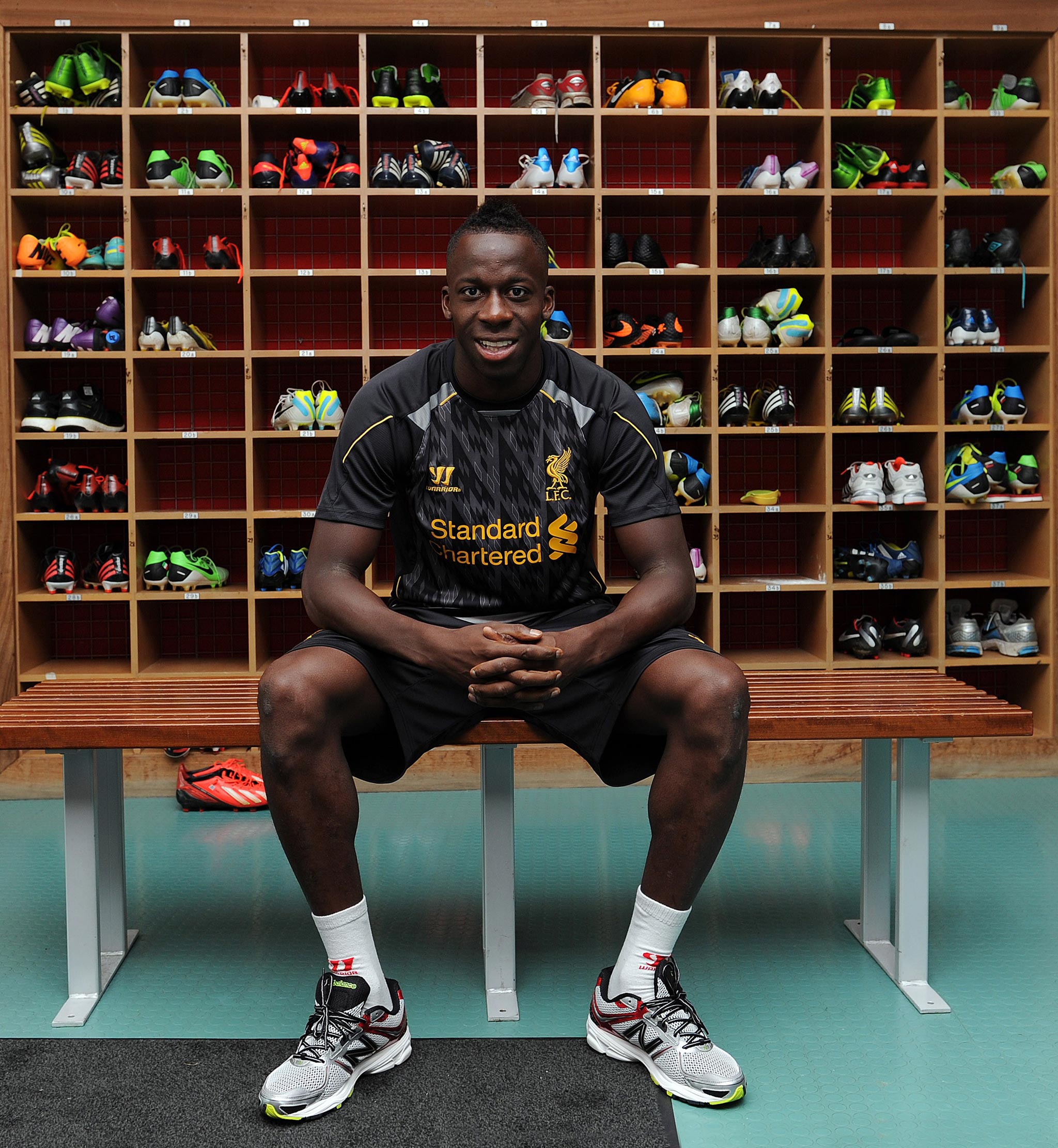 Aly Cissokho at Liverpool’s Melwood training ground