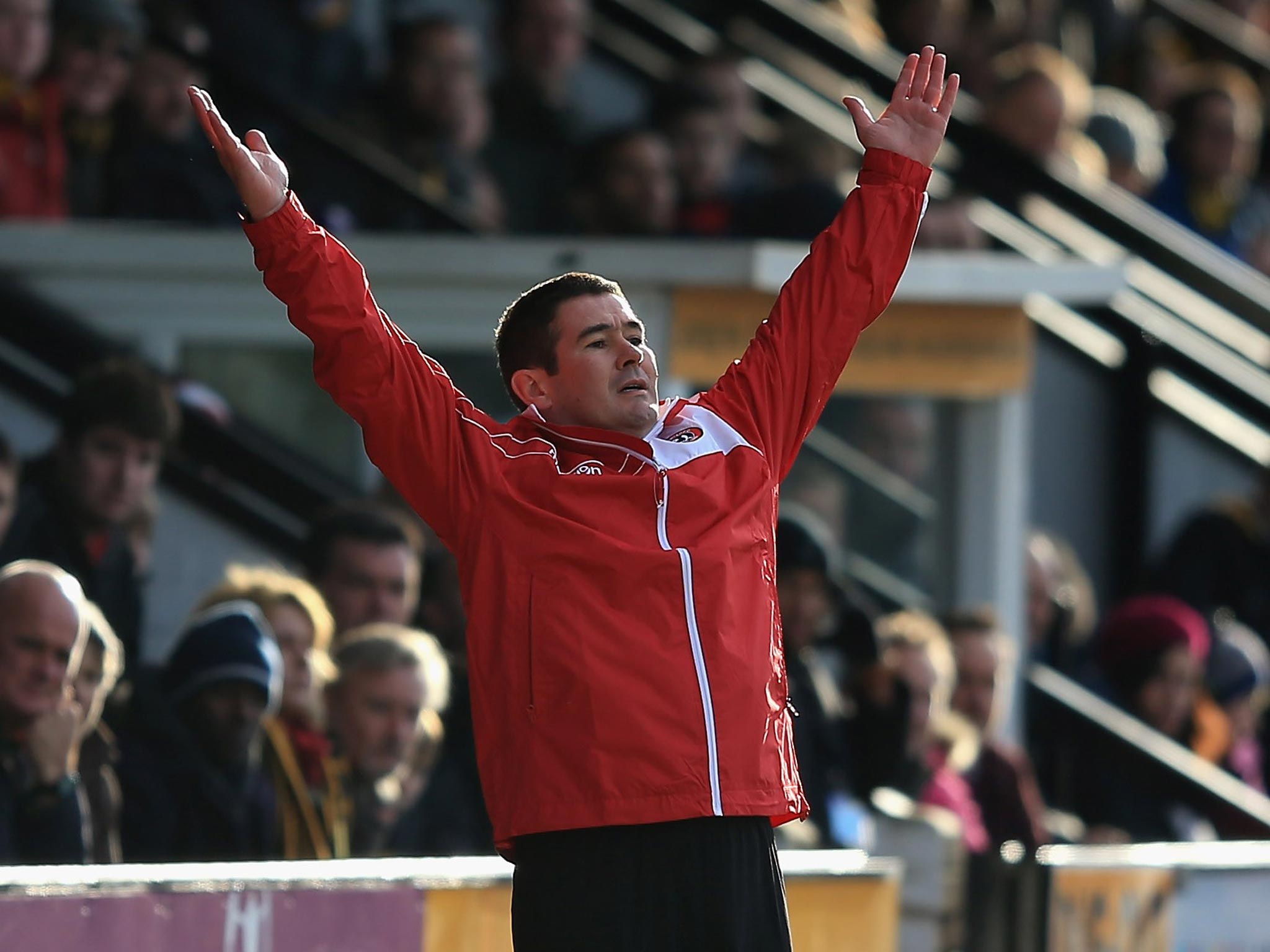 Managing Sheffield hopes: United’s Nigel Clough