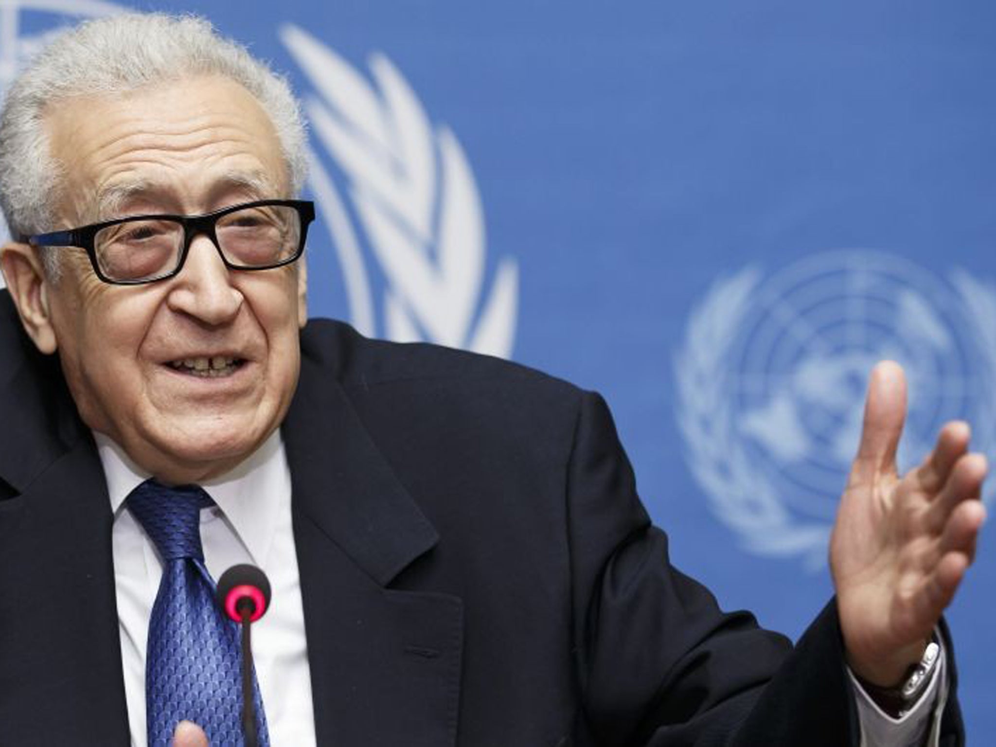 The UN-Arab League mediator Lakhdar Brahimi was forced to end the peace talks between the Syrian government and opposition