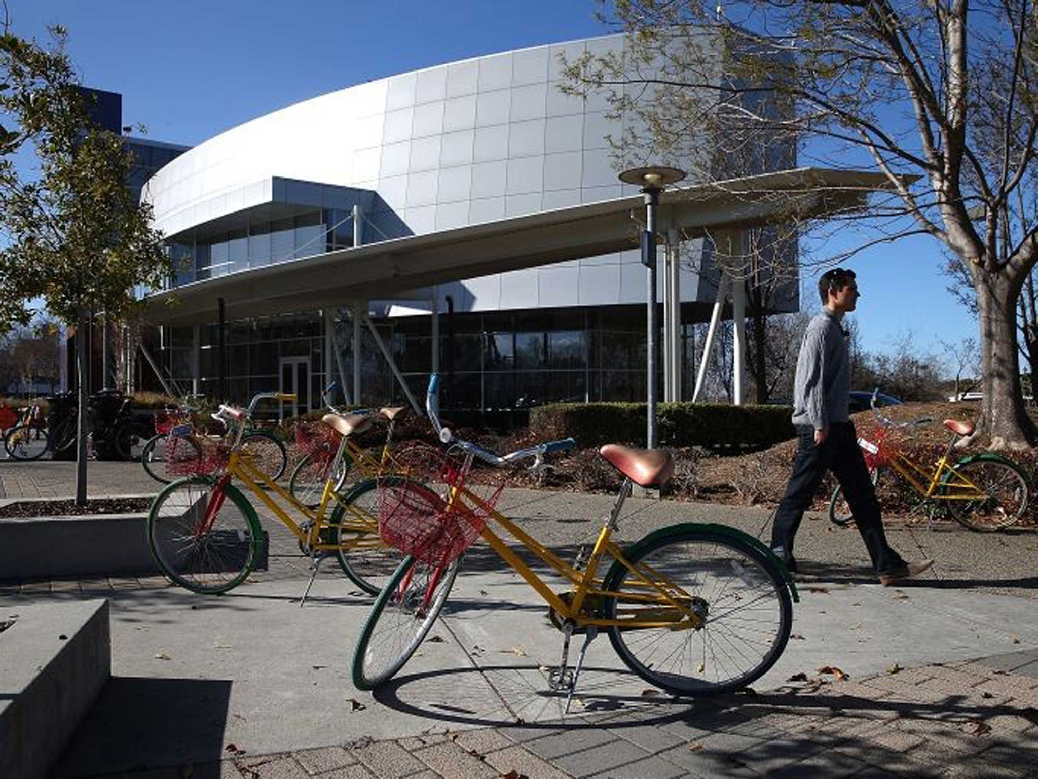 Nerd centre: The multi-colour Google bikes