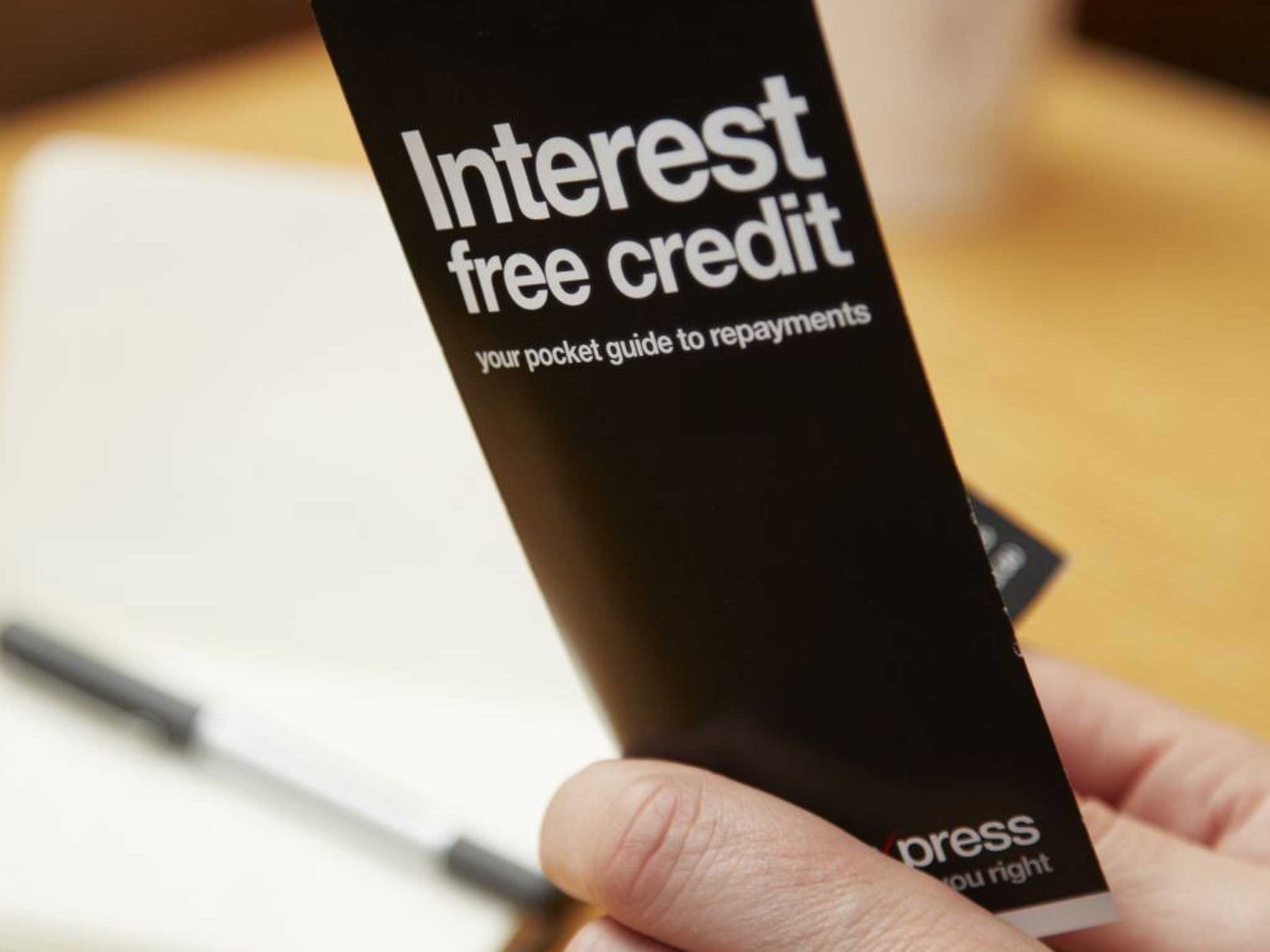 Sting in the tale: Failing to pay-off an interest-free credit agreement on time can lead to huge charges