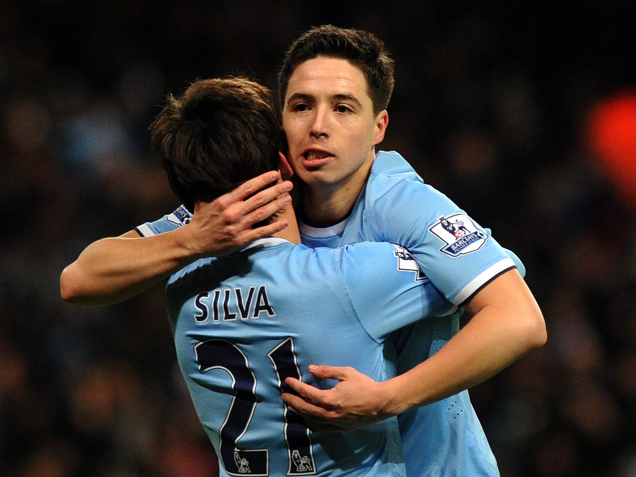 Samir Nasri made his return from injury to score City's second and secure the victory
