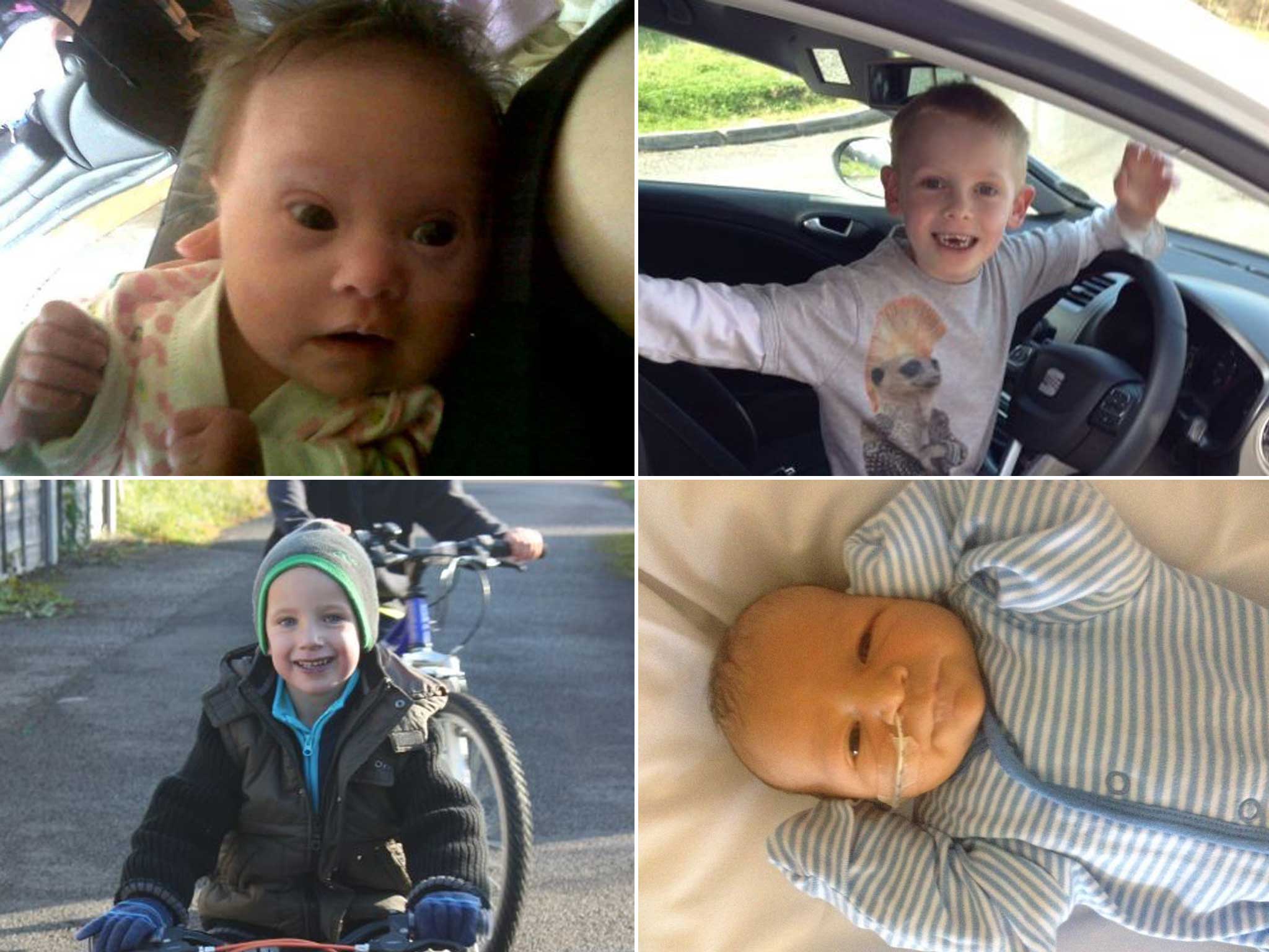 Clockwise from top left: Lacey Norley, Luke Jenkins, Harley Pascoe and Sean Turner all died following their treatment at Bristol Children’s Hospital