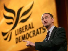 Tim Farron announces he is running to replace Nick Clegg